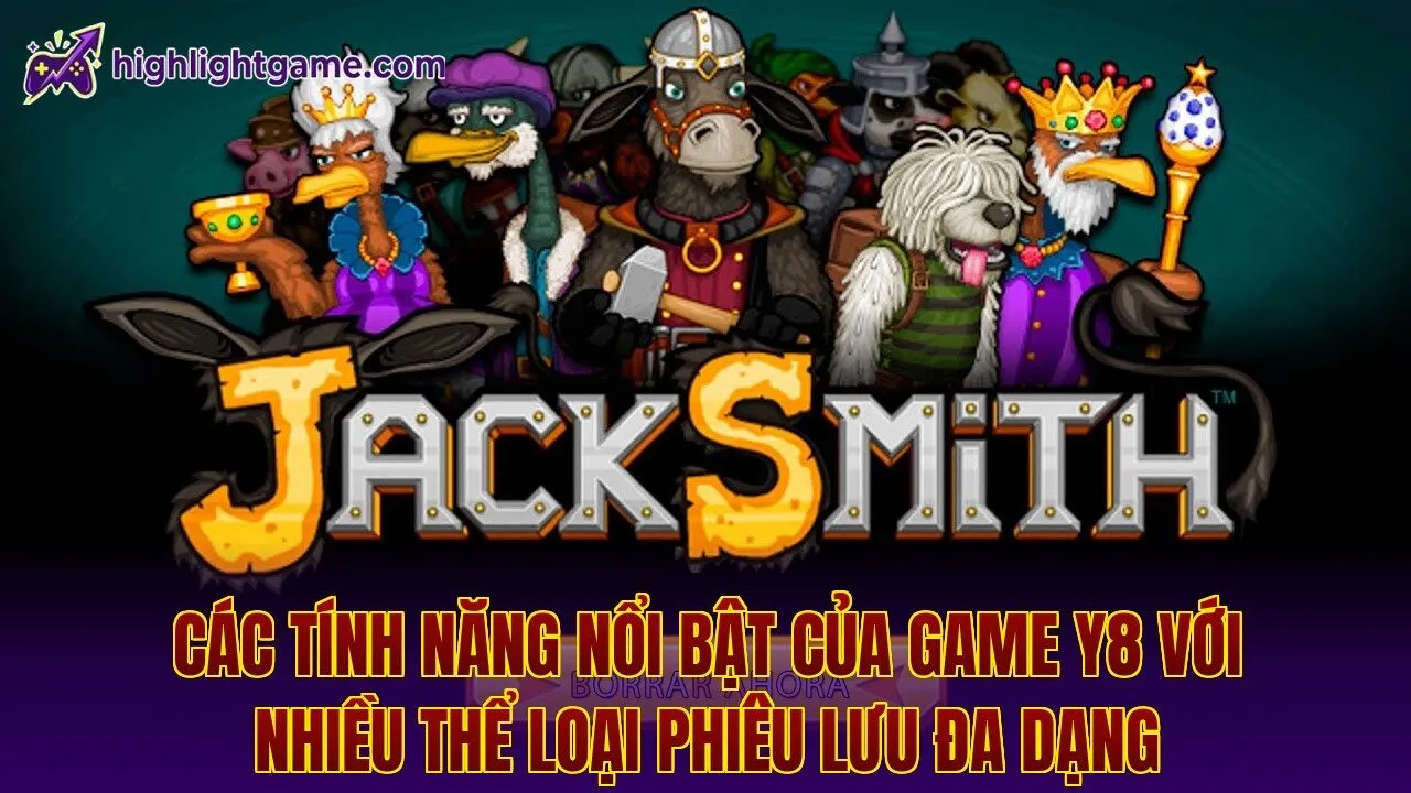 Các tính năng nổi bật của game Y8 với nhiều thể loại phiêu lưu đa dạng