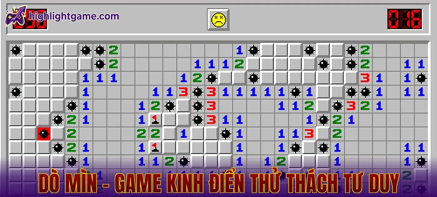Dò Mìn – Game Kinh Điển Thử Thách Tư Duy