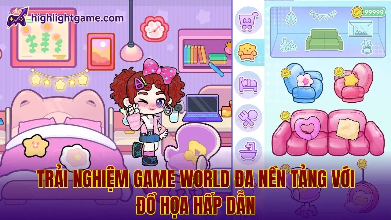 Trải nghiệm game world đa nền tảng với đồ họa hấp dẫn