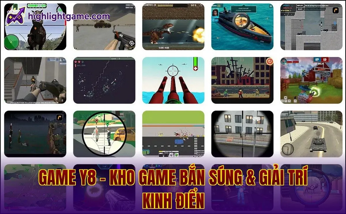 Game Y8 – Kho Game Bắn Súng & Giải Trí Kinh Điển