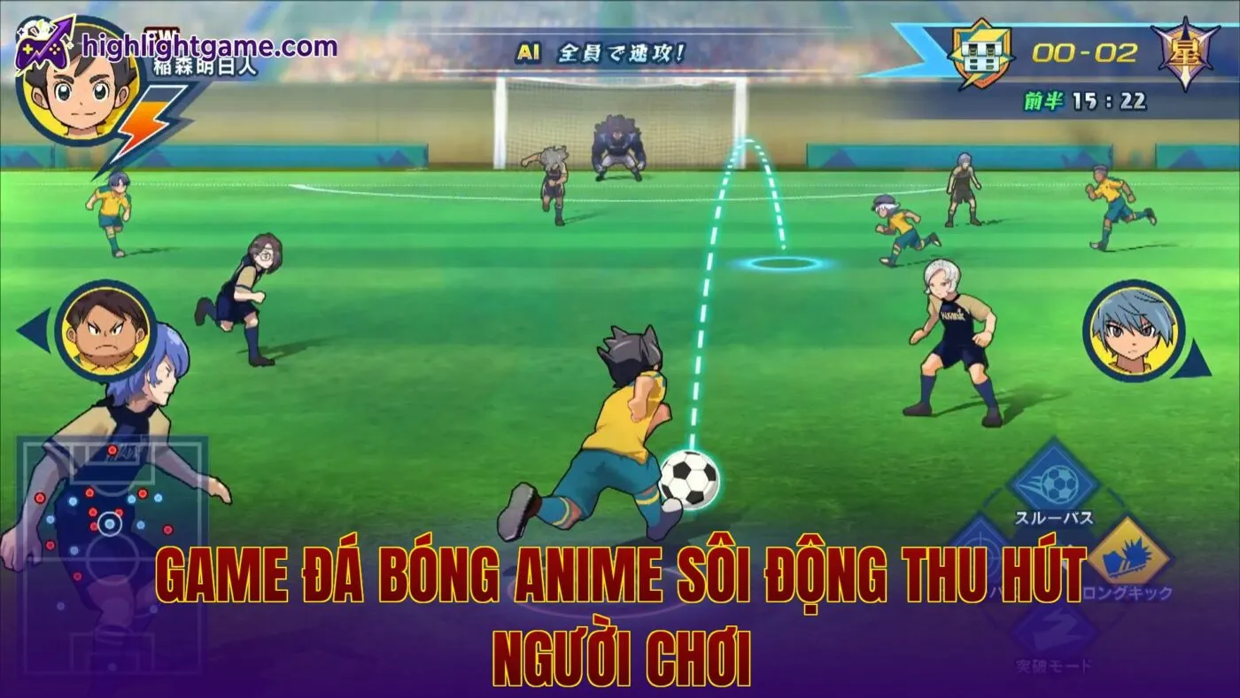 game đá bóng anime sôi động thu hút người chơi