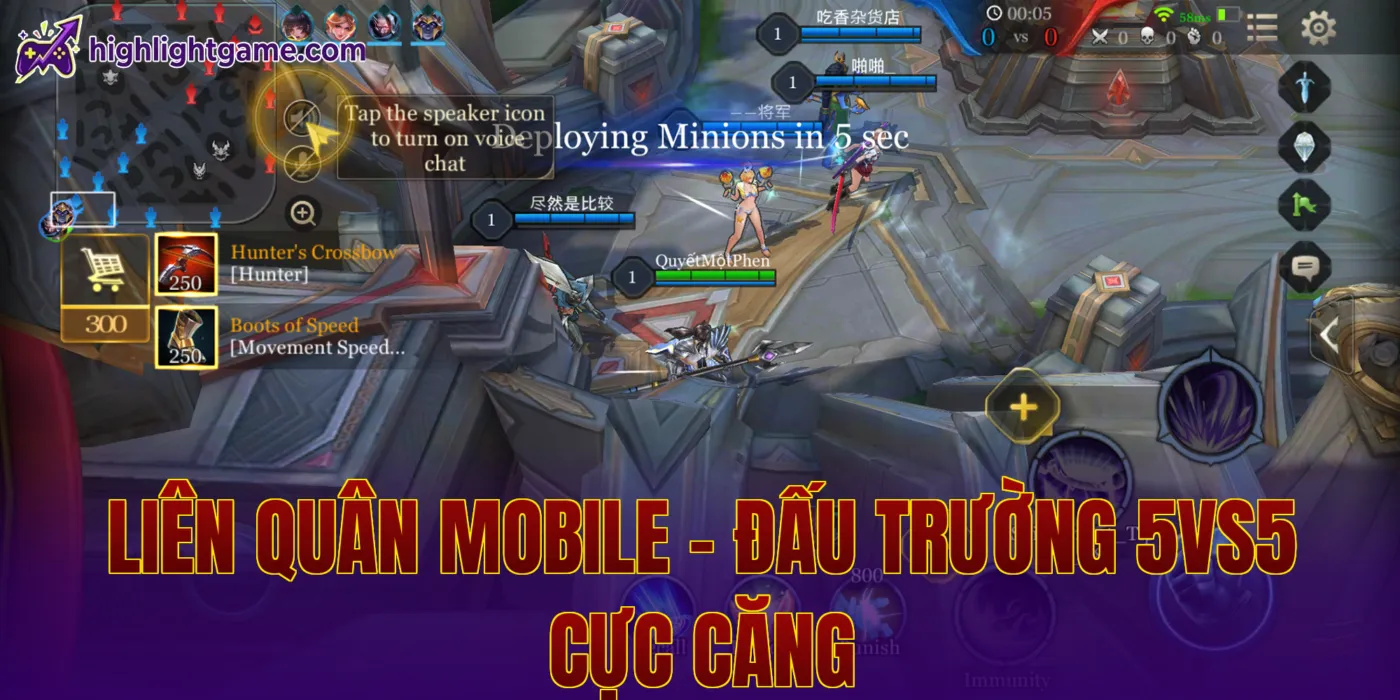 Liên Quân Mobile – Đấu Trường 5vs5 Cực Căng