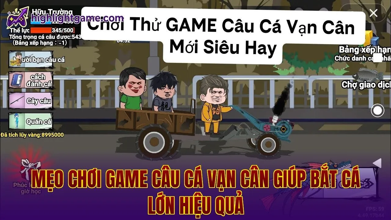 Mẹo chơi game câu cá vạn cân giúp bắt cá lớn hiệu quả