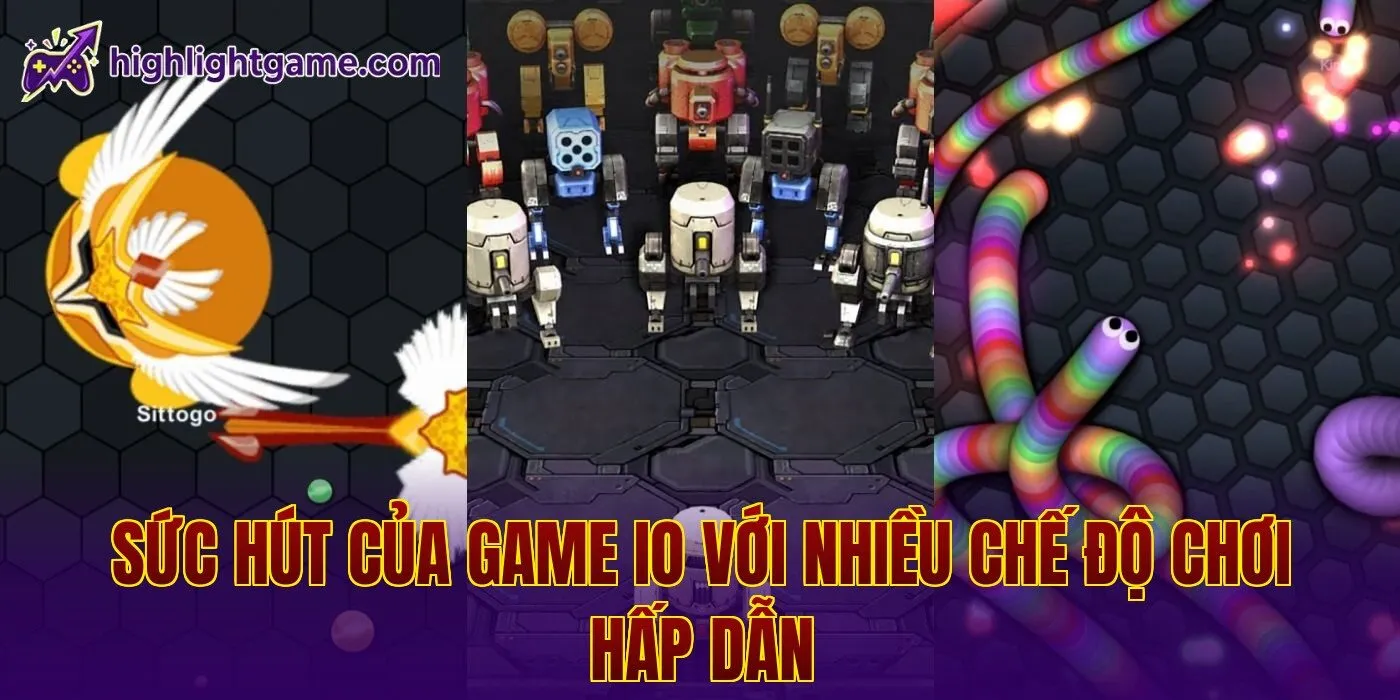 Sức hút của game IO với nhiều chế độ chơi hấp dẫn