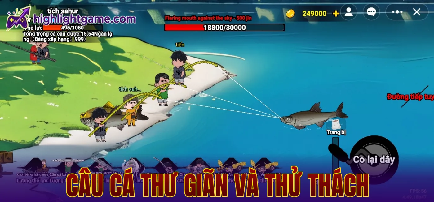 Câu Cá Thư Giãn Và Thử Thách