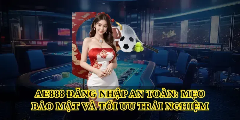 AE888 đăng nhập an toàn: mẹo bảo mật và tối ưu trải nghiệm